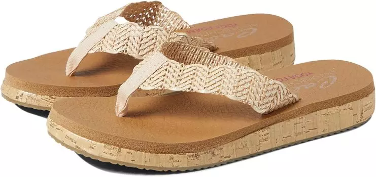 Шлепанцы Sandcomber SKECHERS, цвет Natural