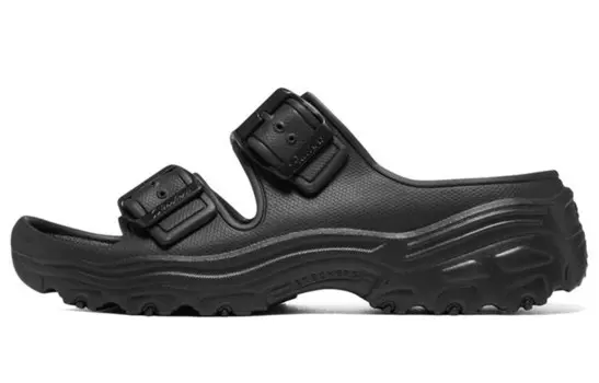 Шлепанцы серии D"LITES женские, полностью черные Skechers