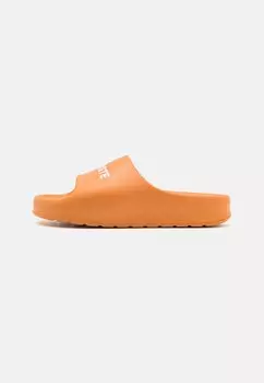 Шлепанцы SERVE Lacoste, цвет orange/white