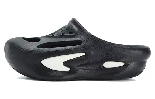 Шлепанцы Shell Slipper женские черные/белые Fila Fusion