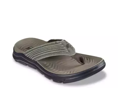 Шлепанцы Skechers Alcano Vencino, зеленые