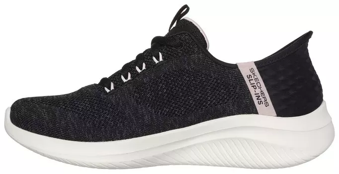 Шлепанцы Skechers, черный/черный в крапинку