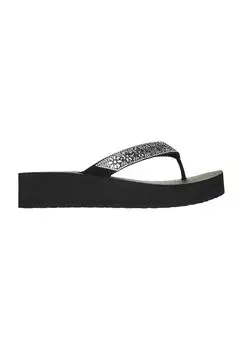 Шлепанцы SKECHERS, цвет Blk Black Mitobuc