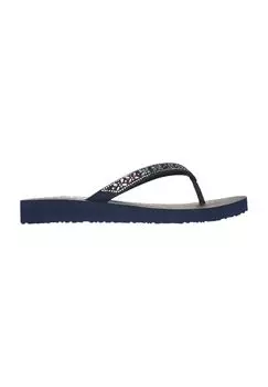 Шлепанцы SKECHERS, цвет Nvmt Navy Mitobuc