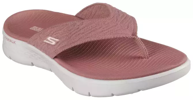 Шлепанцы Skechers "GO WALK FLEX SANDAL-SPLENDOR-X", летняя обувь, тапочки, туфли для бассейна со стелькой Goga Mat, лиловый