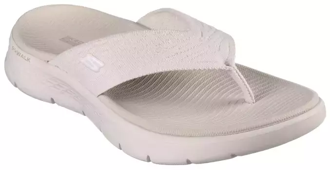 Шлепанцы Skechers "GO WALK FLEX SANDAL-SPLENDOR-X", летняя обувь, тапочки, туфли для бассейна со стелькой Goga Mat, цвет Natur