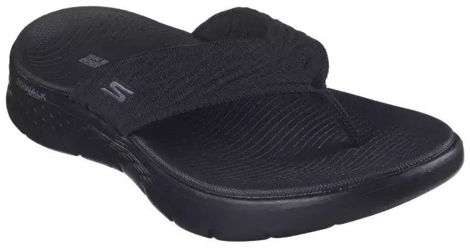 Шлепанцы Skechers "GO WALK FLEX SANDAL-SPLENDOR-X", летняя обувь, со стелькой Goga Mat, черный