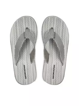 Шлепанцы Skechers, серый