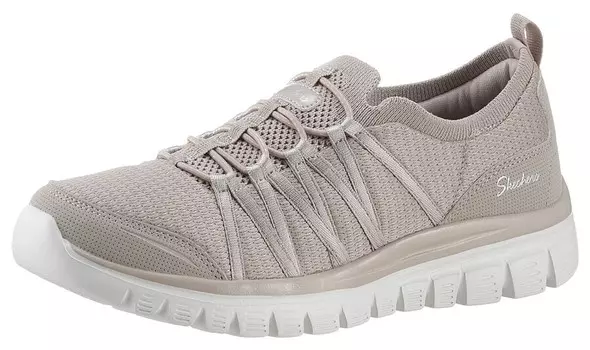 Шлепанцы SKECHERS Slip-Ons, бежевый