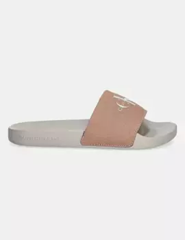 Шлепанцы SLIDE MONOGRAM WMNS Calvin Klein Jeans, бежевый