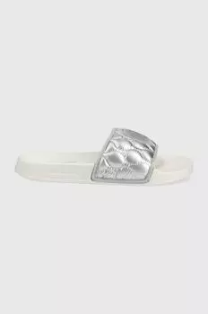 Шлепанцы Slider Pad Pepe Jeans, серебро