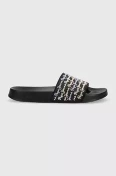 Шлепанцы SLIDER Pepe Jeans, черный