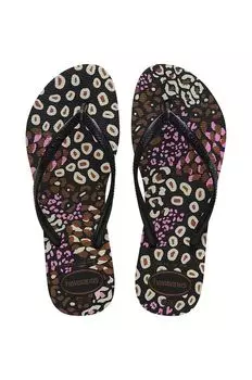 Шлепанцы SLIM ANIMALS Havaianas, черный