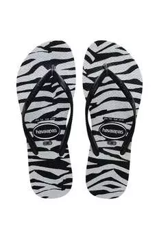 Шлепанцы Slim Animals Havaianas, черный