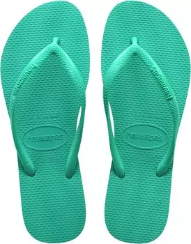 Шлепанцы Slim Flip Flop Sandal Havaianas, цвет Virtual Green