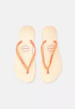 Шлепанцы SLIM GLITTER Havaianas, цвет peach rose