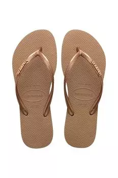 Шлепанцы SLIM LOGO Havaianas, золотой