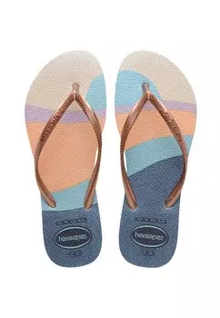 Шлепанцы SLIM PALETTE GLOW Havaianas, бежевый