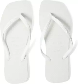 Шлепанцы Slim Square Flip Flop Sandal Havaianas, белый