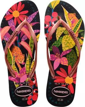 Шлепанцы Slim Tropical Flip Flop Sandal Havaianas, цвет Salmon