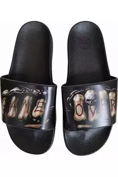 Шлепанцы Spiral Game Over, черный