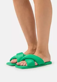 Шлепанцы Steve Madden, зеленый