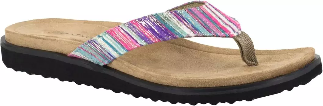 Шлепанцы Stevie Easy Street, цвет Purple Striped Metallic Multi