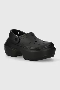 Шлепанцы Stomp Clog Crocs, черный