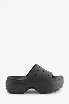 Шлепанцы Stomp Crocs, черный