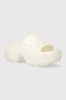Шлепанцы Stomp Slide Crocs, бежевый