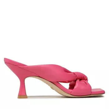 Шлепанцы Stuart Weitzman Playa 75 Knot Sandal S7073 Hot Pink, розовый