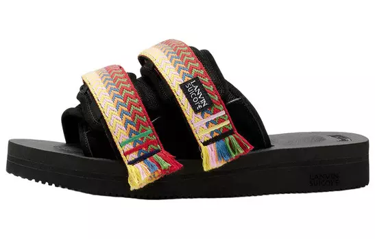 Шлепанцы Suicoke Moto VabLVN Black Lanvin