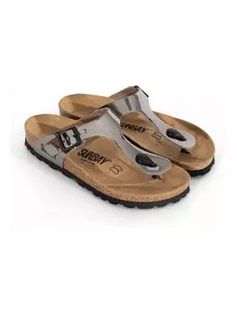 Шлепанцы Sunbay Camelia, серебряный