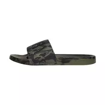 Шлепанцы Superdry Camo Vegan Pool, коричневый