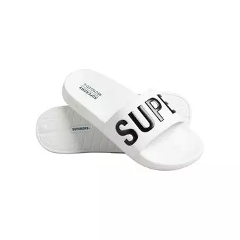 Шлепанцы Superdry Code Core Vegan Pool, белый