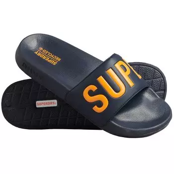Шлепанцы Superdry Code Core Vegan Pool, черный