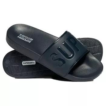 Шлепанцы Superdry Code Core Vegan Pool, синий