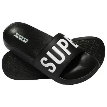 Шлепанцы Superdry Core Vegan Pool, черный