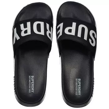 Шлепанцы Superdry Core Vegan Pool, черный