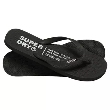 Шлепанцы Superdry Studios Vegan, черный