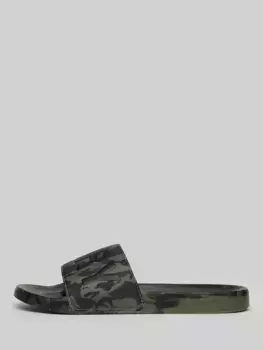 Шлепанцы Superdry Vegan Logo Camo Pool, цвет nathan/camo