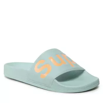 Шлепанцы Superga Slides Polysoft, зеленый