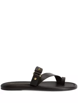 Шлепанцы Taanguy Giuseppe Zanotti, черный