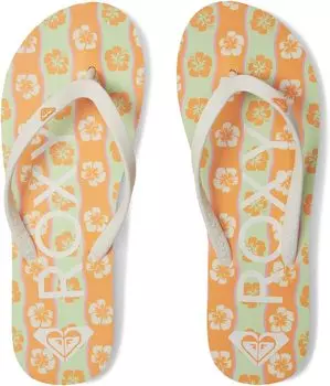 Шлепанцы Tahiti VII Roxy, цвет Sun Kissed Orange