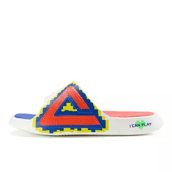 Шлепанцы Tai Ji1.0 унисекс Peak, цвет Off-white/orange