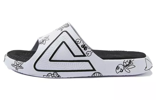 Шлепанцы Tai Ji1.0 женские белые/черные Peak