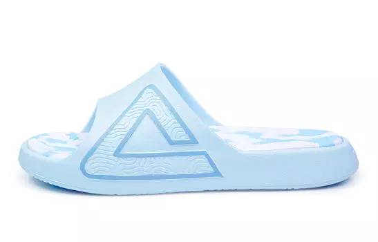 Шлепанцы Tai Ji1.0 женские небесно-голубые/белые Peak