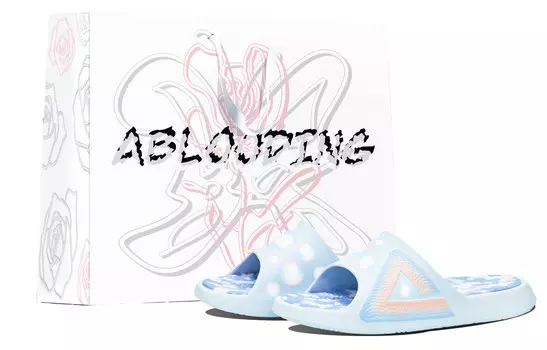 Шлепанцы Tai Ji1.0 женские небесно-голубые Peak