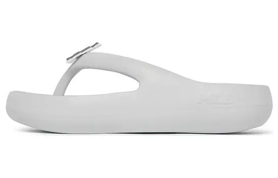 Шлепанцы-тапочки унисекс серые Mlb