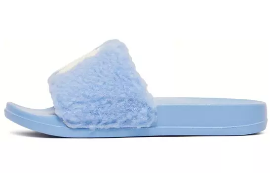 Шлепанцы-тапочки унисекс синие Mlb